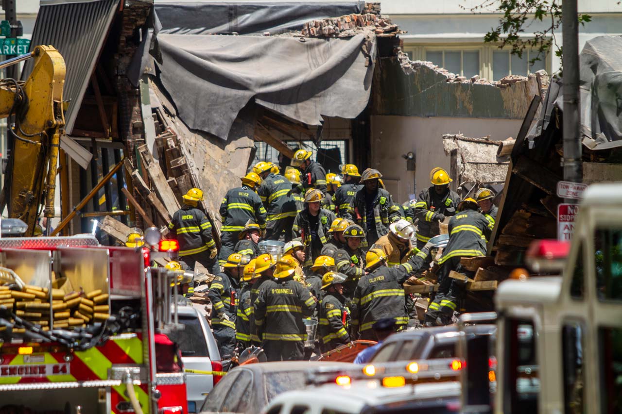 Salvation army building collapse